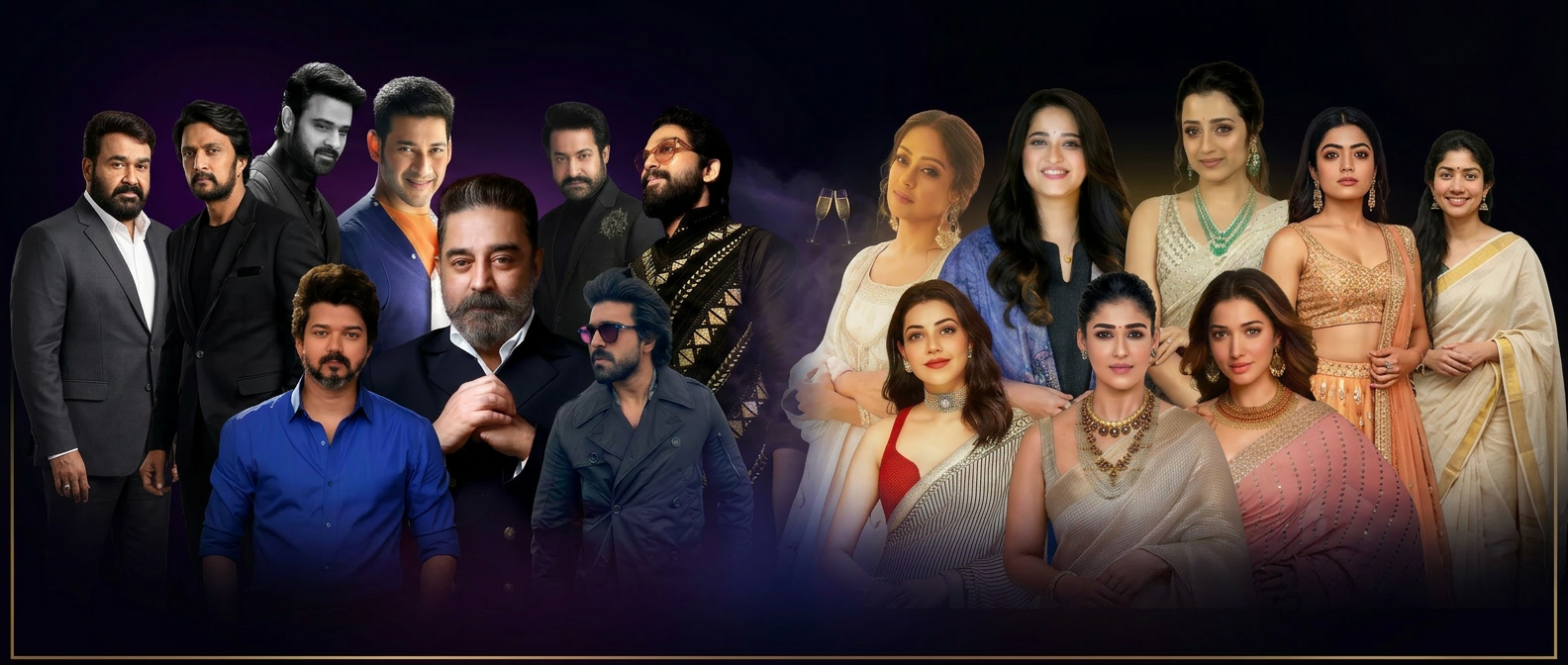 South Cinema Stars — Exclusive Nights at Nova Chennai Gold